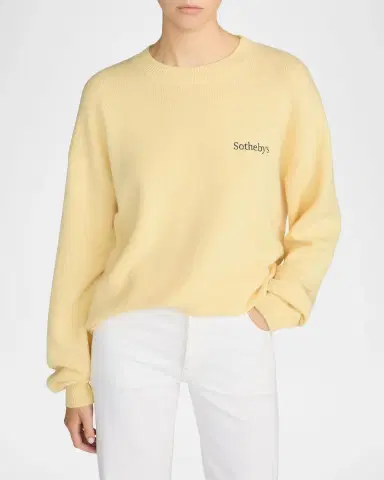 Frame x Sotheby's Cashmere Sweater | Thumbnail 5 Frame x Sotheby's Cashmere Sweater | Thumbnail 5