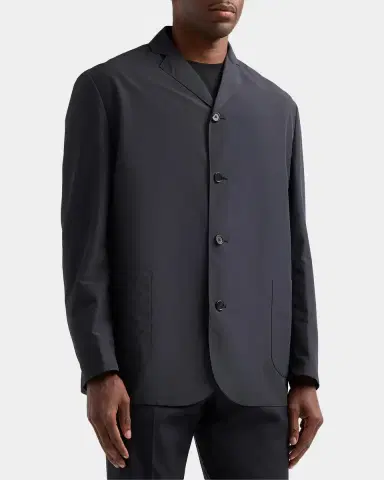 Jil Sander Men's Polyester Single-Breasted Sport Jacket 14 | Thumbnail 4 Jil Sander Men's Polyester Single-Breasted Sport Jacket 14 | Thumbnail 4