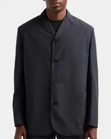 Jil Sander Men's Polyester Single-Breasted Sport Jacket 14 | Thumbnail 5 Jil Sander Men's Polyester Single-Breasted Sport Jacket 14 | Thumbnail 5