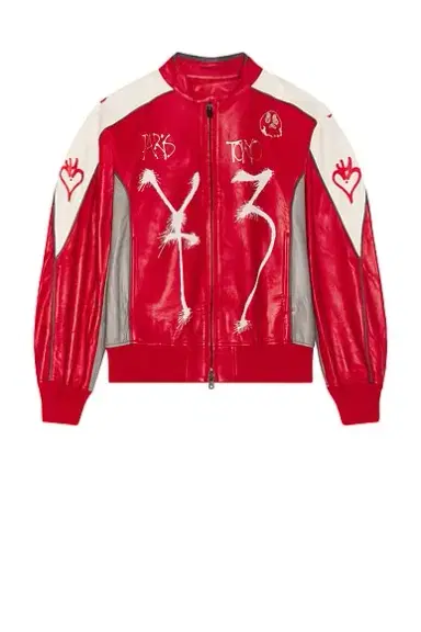 Y-3 Gfx Leather Jacket | Thumbnail 5 Y-3 Gfx Leather Jacket | Thumbnail 5
