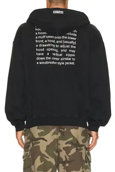 Vetements Embroidered Definition Zip-Up Hoodie | Thumbnail 2 Vetements Embroidered Definition Zip-Up Hoodie | Thumbnail 2