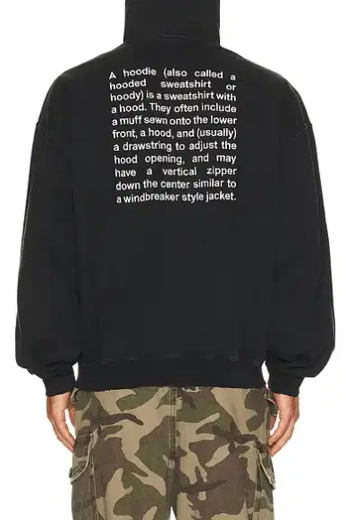 Vetements Embroidered Definition Zip-Up Hoodie | Thumbnail 3 Vetements Embroidered Definition Zip-Up Hoodie | Thumbnail 3
