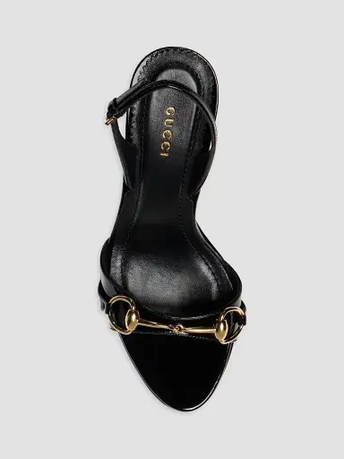 Gucci Women's Donna 105MM Horsebit Platform Sandal - Black | Thumbnail 5 Gucci Women's Donna 105MM Horsebit Platform Sandal - Black | Thumbnail 5