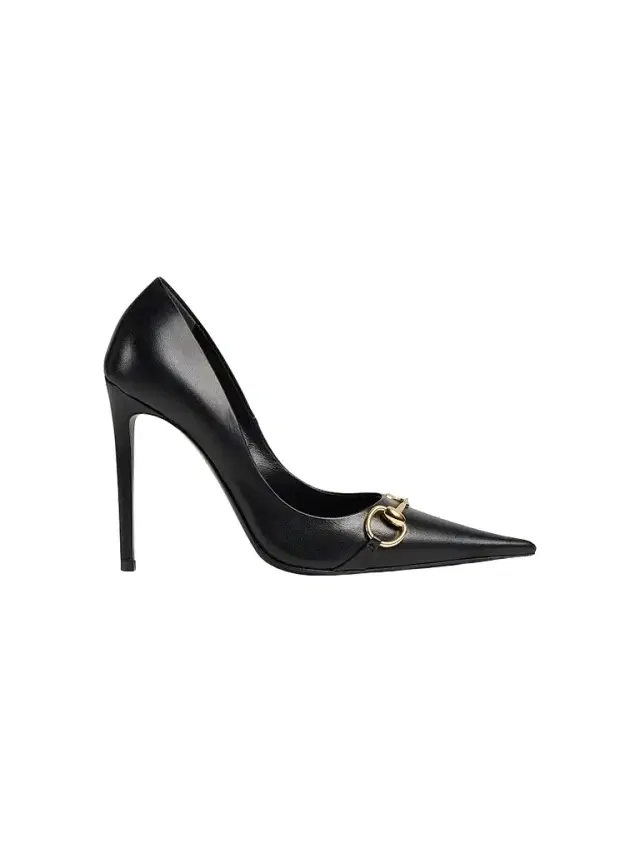 Women's Donna 110MM Leather Pumps - Nero Women's Donna 110MM Leather Pumps - Nero