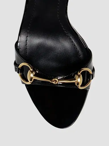 Gucci Women's Donna 80MM Wedge Sandals - Black | Thumbnail 4 Gucci Women's Donna 80MM Wedge Sandals - Black | Thumbnail 4