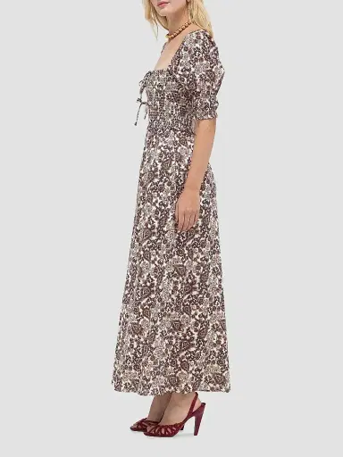 Hill House Home Women's The Malene Nap Dress - Chedworth Paisley Brown | Thumbnail 3 Hill House Home Women's The Malene Nap Dress - Chedworth Paisley Brown | Thumbnail 3
