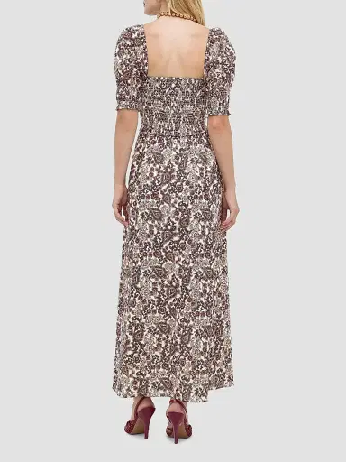 Hill House Home Women's The Malene Nap Dress - Chedworth Paisley Brown | Thumbnail 4 Hill House Home Women's The Malene Nap Dress - Chedworth Paisley Brown | Thumbnail 4