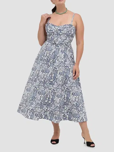 Hill House Home Women's The Fiona Dress - Chedworth Paisley Blue | Thumbnail 2 Hill House Home Women's The Fiona Dress - Chedworth Paisley Blue | Thumbnail 2