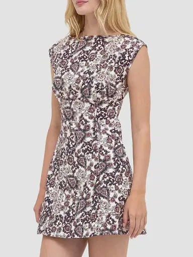 Hill House Home Women's The Rhiannon Dress - Chedworth Paisley Brown | Thumbnail 4 Hill House Home Women's The Rhiannon Dress - Chedworth Paisley Brown | Thumbnail 4