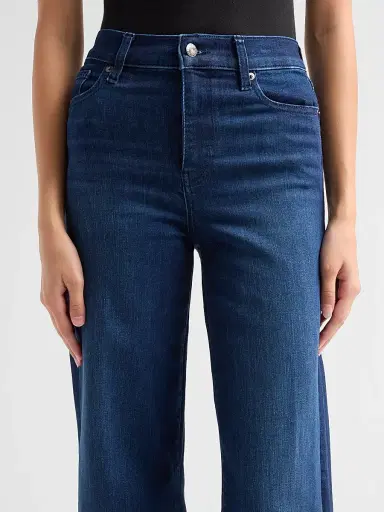 FRAME Women's Le Slim High-Rise Palazzo Jeans - Ultraviolet | Thumbnail 5 FRAME Women's Le Slim High-Rise Palazzo Jeans - Ultraviolet | Thumbnail 5