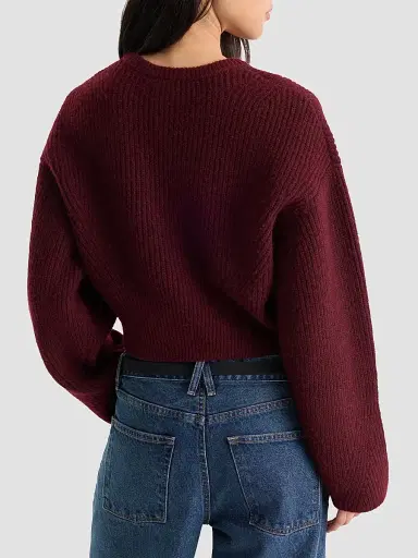 GOOD AMERICAN Women's The Chunky Knit Sweater | Thumbnail 3 GOOD AMERICAN Women's The Chunky Knit Sweater | Thumbnail 3