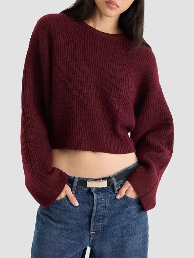 GOOD AMERICAN Women's The Chunky Knit Sweater | Thumbnail 4 GOOD AMERICAN Women's The Chunky Knit Sweater | Thumbnail 4