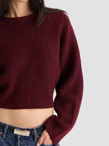 GOOD AMERICAN Women's The Chunky Knit Sweater | Thumbnail 5 GOOD AMERICAN Women's The Chunky Knit Sweater | Thumbnail 5