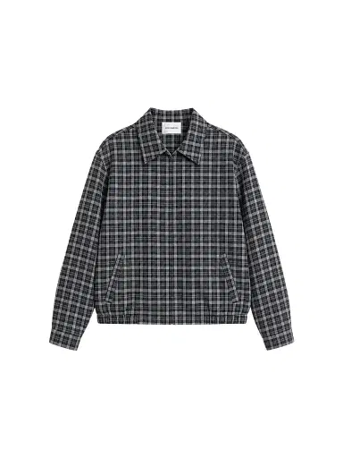 GOOD AMERICAN Women's The Lightweight Plaid Bomber Jacket | Thumbnail 1 GOOD AMERICAN Women's The Lightweight Plaid Bomber Jacket | Thumbnail 1