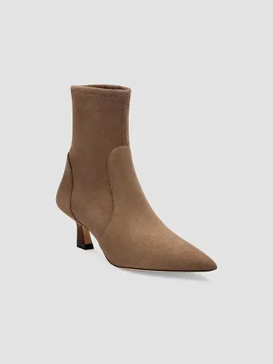 Stuart Weitzman Women's Vinnie 50MM Suede Boots - Weathered Taupe | Thumbnail 2 Stuart Weitzman Women's Vinnie 50MM Suede Boots - Weathered Taupe | Thumbnail 2