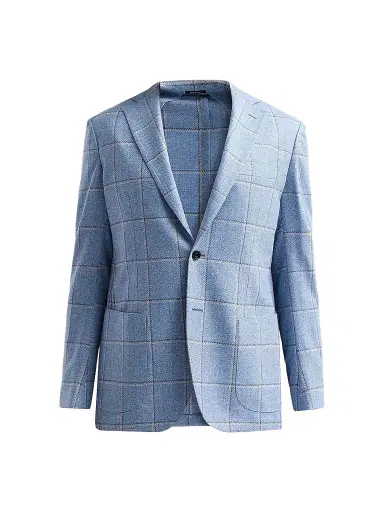 Sartorio Napoli Men's Heavy Plaid Wool-Cashmere Sport Coat - Blue | Thumbnail 1 Sartorio Napoli Men's Heavy Plaid Wool-Cashmere Sport Coat - Blue | Thumbnail 1