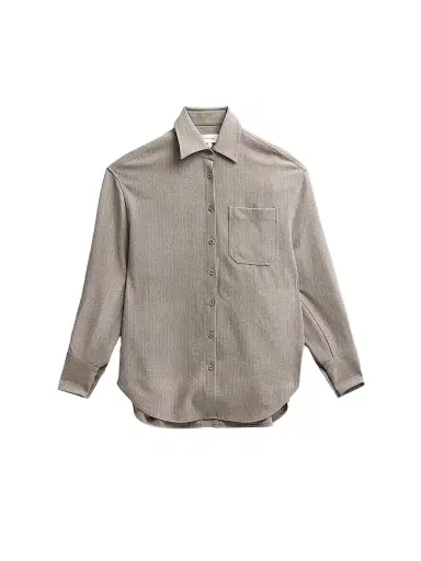 Ronny Kobo Women's Niall Striped Shirt - Grey Stripe | Thumbnail 1 Ronny Kobo Women's Niall Striped Shirt - Grey Stripe | Thumbnail 1