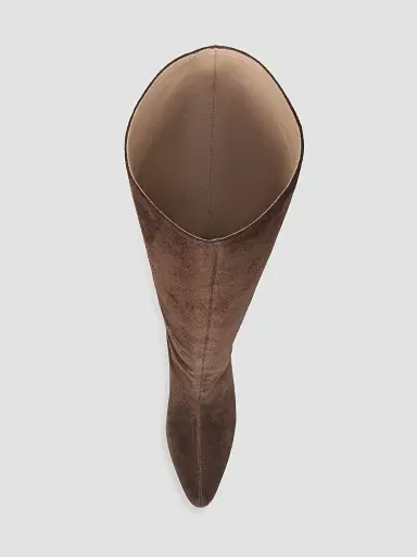 Veronica Beard Women's Aisla 60MM Suede Knee-High Boots - Espresso | Thumbnail 4 Veronica Beard Women's Aisla 60MM Suede Knee-High Boots - Espresso | Thumbnail 4