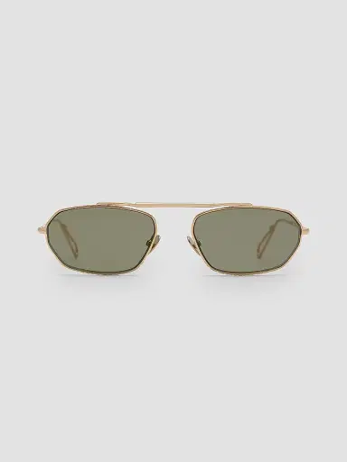AHLEM Women's Anjou 53MM Rectangular Sunglasses - Gold | Thumbnail 2 AHLEM Women's Anjou 53MM Rectangular Sunglasses - Gold | Thumbnail 2