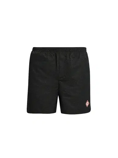 Casablanca Men's Jacquard Swim Shorts - Black | Thumbnail 1 Casablanca Men's Jacquard Swim Shorts - Black | Thumbnail 1