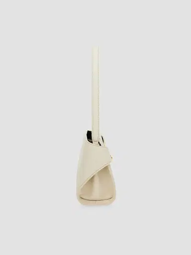 FERRAGAMO Women's East-West Hug Leather Shoulder Bag - Mascarpone | Thumbnail 4 FERRAGAMO Women's East-West Hug Leather Shoulder Bag - Mascarpone | Thumbnail 4