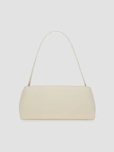 FERRAGAMO Women's East-West Hug Leather Shoulder Bag - Mascarpone | Thumbnail 5 FERRAGAMO Women's East-West Hug Leather Shoulder Bag - Mascarpone | Thumbnail 5