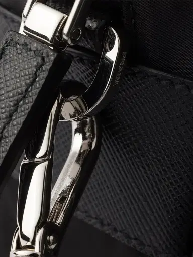 Prada Men's Re-Nylon and Saffiano Leather Shoulder Bag | Thumbnail 6 Prada Men's Re-Nylon and Saffiano Leather Shoulder Bag | Thumbnail 6