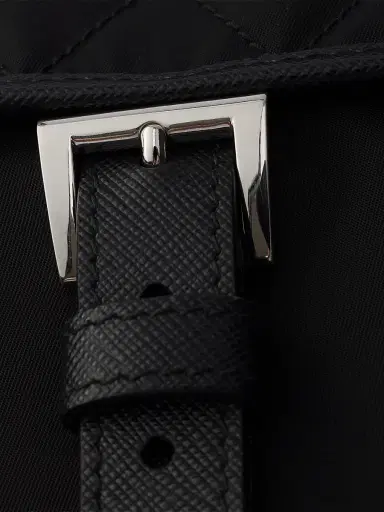 Prada Women's Medium Quilted Nylon Shoulder Bag | Thumbnail 7 Prada Women's Medium Quilted Nylon Shoulder Bag | Thumbnail 7