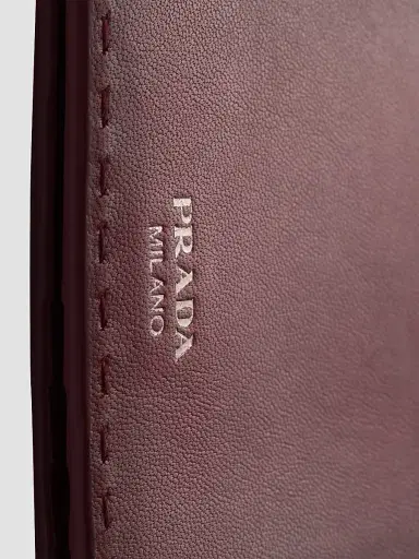Prada Men's Antiqued Leather Wallet - Red | Thumbnail 4 Prada Men's Antiqued Leather Wallet - Red | Thumbnail 4