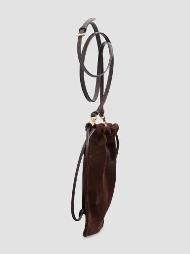 Prada Women's Suede Smartphone Pouch - Brown | Thumbnail 2 Prada Women's Suede Smartphone Pouch - Brown | Thumbnail 2
