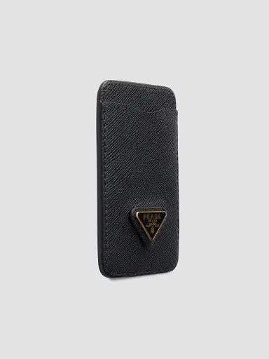 Prada Women's Saffiano Leather Card Holder | Thumbnail 2 Prada Women's Saffiano Leather Card Holder | Thumbnail 2