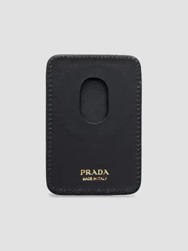 Prada Women's Saffiano Leather Card Holder | Thumbnail 3 Prada Women's Saffiano Leather Card Holder | Thumbnail 3