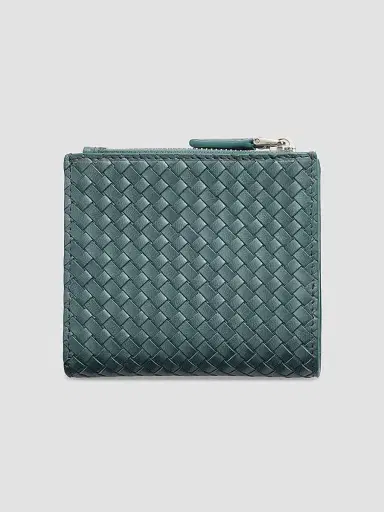 Prada Men's Leather Wallet - Light Blue | Thumbnail 3 Prada Men's Leather Wallet - Light Blue | Thumbnail 3
