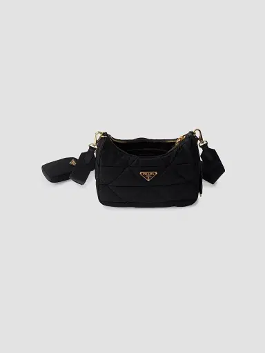 Prada Women's Quilted Re-Nylon Shoulder Bag | Thumbnail 4 Prada Women's Quilted Re-Nylon Shoulder Bag | Thumbnail 4