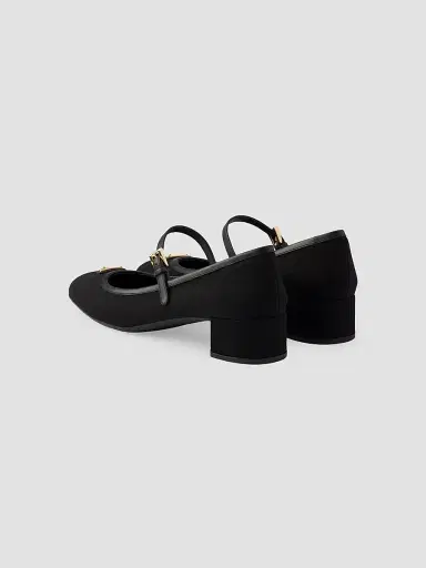 Prada Women's Fabric Pumps - Black | Thumbnail 3 Prada Women's Fabric Pumps - Black | Thumbnail 3