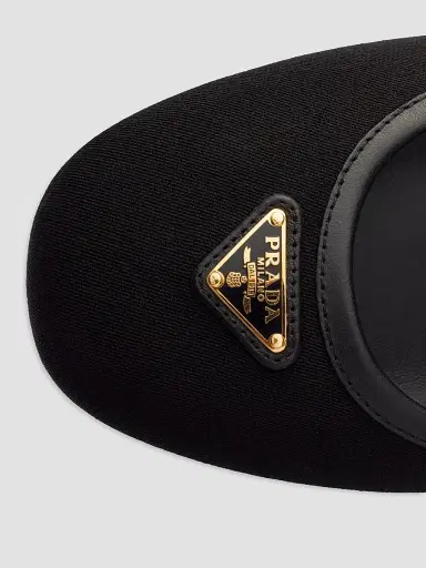 Prada Women's Fabric Pumps - Black | Thumbnail 5 Prada Women's Fabric Pumps - Black | Thumbnail 5