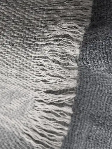 Prada Men's Wool and Silk Stole | Thumbnail 2 Prada Men's Wool and Silk Stole | Thumbnail 2