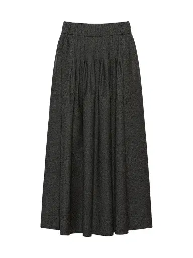 Weekend Max Mara Women's Stretch Wool Flannel Skirt - Dark Grey | Thumbnail 1 Weekend Max Mara Women's Stretch Wool Flannel Skirt - Dark Grey | Thumbnail 1