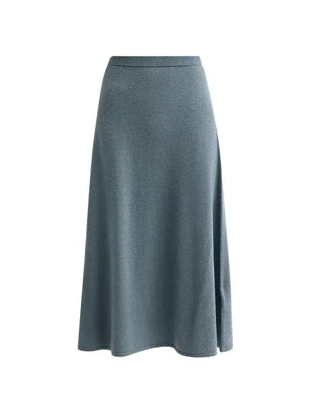 Women's Valiant Wool-Cashmere Midi Skirt - Deco Blue Women's Valiant Wool-Cashmere Midi Skirt - Deco Blue