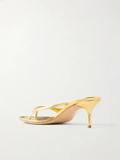 Acne Studios 60 metallic patent-leather sandals | Thumbnail 3 Acne Studios 60 metallic patent-leather sandals | Thumbnail 3