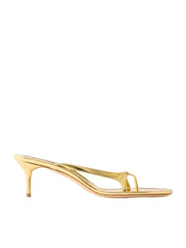 Acne Studios 60 metallic patent-leather sandals | Thumbnail 1 Acne Studios 60 metallic patent-leather sandals | Thumbnail 1