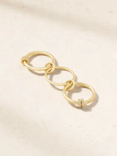 Spinelli Kilcollin Jovie set of three 18-karat gold diamond rings | Thumbnail 3 Spinelli Kilcollin Jovie set of three 18-karat gold diamond rings | Thumbnail 3