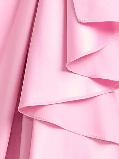Tadashi Shoji Women's Ruffled Jersey One-Shoulder Gown - Candy Pink | Thumbnail 7 Tadashi Shoji Women's Ruffled Jersey One-Shoulder Gown - Candy Pink | Thumbnail 7