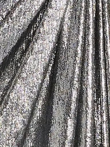 Tadashi Shoji Women's Zeka Metallic Cape Sleeve Gown - Steel | Thumbnail 6 Tadashi Shoji Women's Zeka Metallic Cape Sleeve Gown - Steel | Thumbnail 6