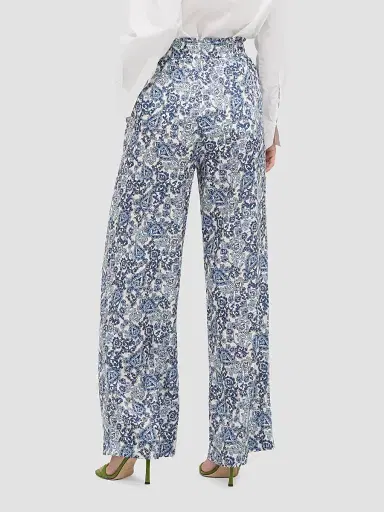 Hill House Home Women's The Maxime Pant - Chedworth Paisley Blue | Thumbnail 3 Hill House Home Women's The Maxime Pant - Chedworth Paisley Blue | Thumbnail 3