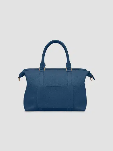 MAISON de SABRÉ Men's Large Leather Weekender Bag - Pacific Blue | Thumbnail 5 MAISON de SABRÉ Men's Large Leather Weekender Bag - Pacific Blue | Thumbnail 5