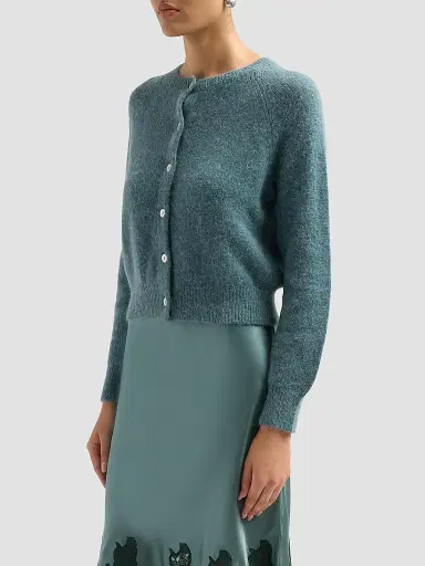 DÔEN Women's Petra Knit Cardigan - Seafare - Size XS | Thumbnail 4 DÔEN Women's Petra Knit Cardigan - Seafare - Size XS | Thumbnail 4