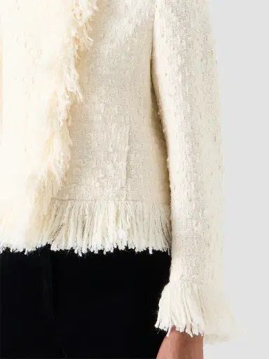 Akris punto Women's Bouclé Tweed Wool-Blend Jacket - Winter White | Thumbnail 5 Akris punto Women's Bouclé Tweed Wool-Blend Jacket - Winter White | Thumbnail 5
