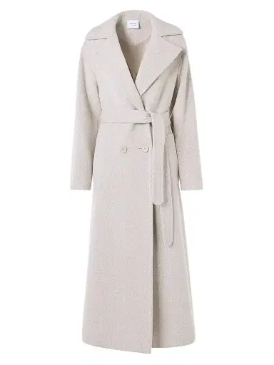 Akris punto Women's Herringbone Wool Coat - Oat Winter White | Thumbnail 1 Akris punto Women's Herringbone Wool Coat - Oat Winter White | Thumbnail 1