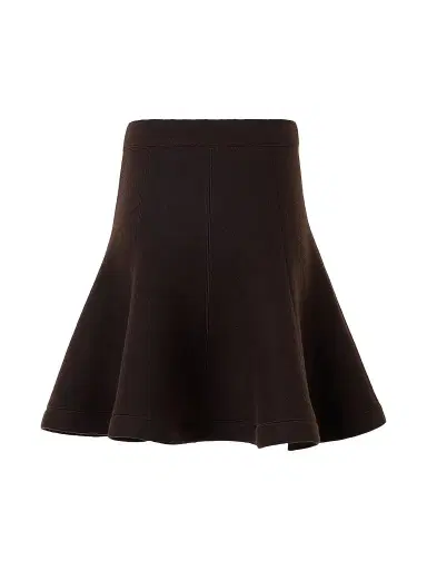 Akris punto Women's Boiled Wool Panel Mini Skirt - Espresso | Thumbnail 1 Akris punto Women's Boiled Wool Panel Mini Skirt - Espresso | Thumbnail 1